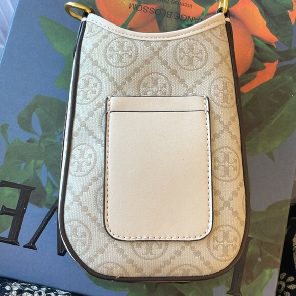 Tory Burch | Monogram Phone Casual Style Leather Crossbody Shoulder Phon… - Picture 2 of 9